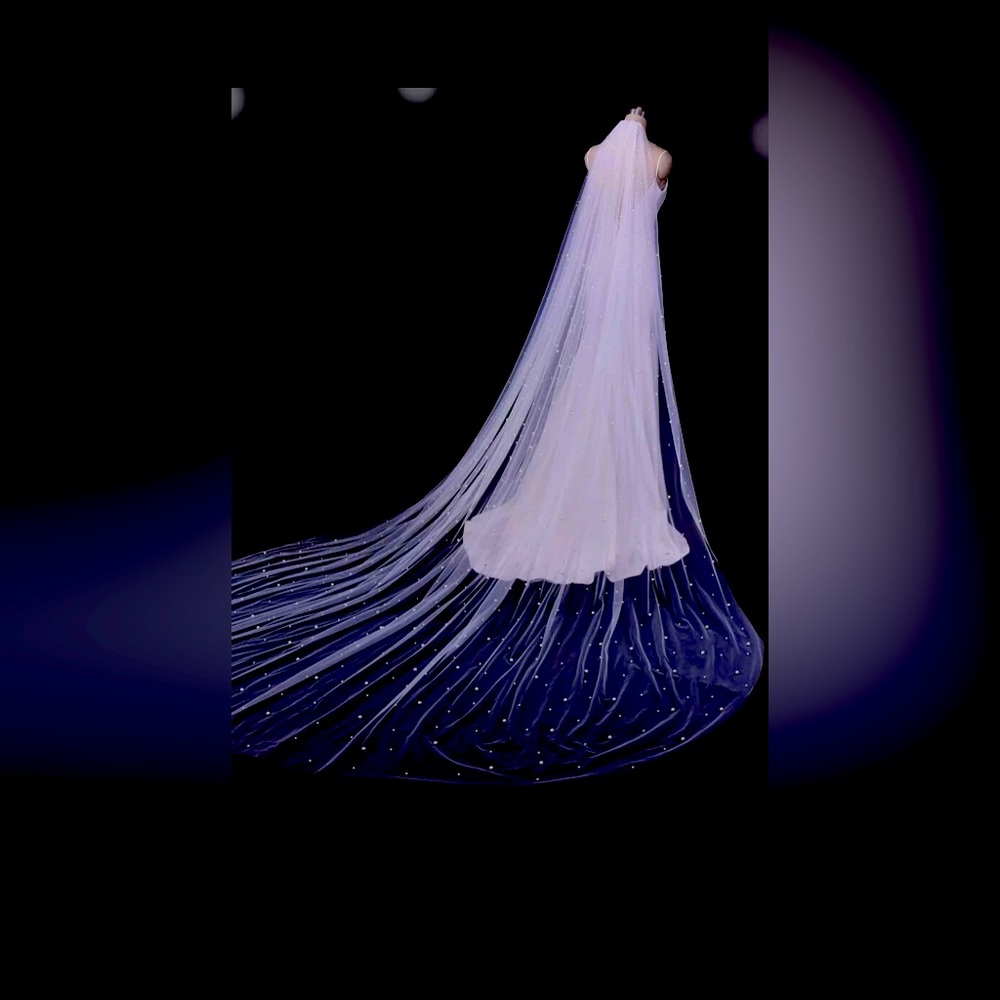 Cathedral Pearl wedding veil